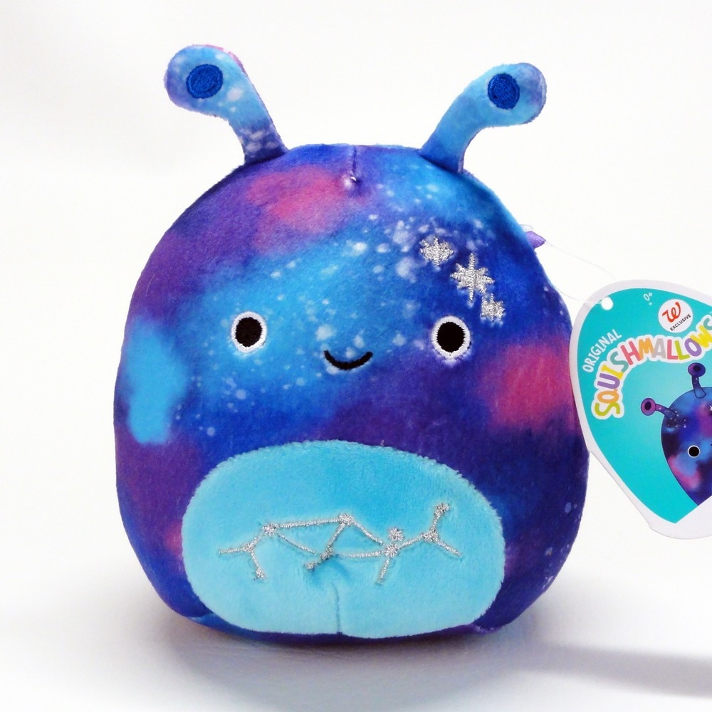 Squishmallow PIAXA Galaxy Alien Walgreens Exclusive Blue Purple Tie Dye 6" NEW